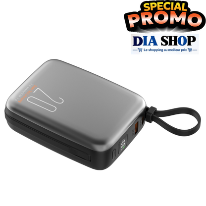 🔋 POWER BANK 20 000 mAh | 22.5W PD ⚡format petite