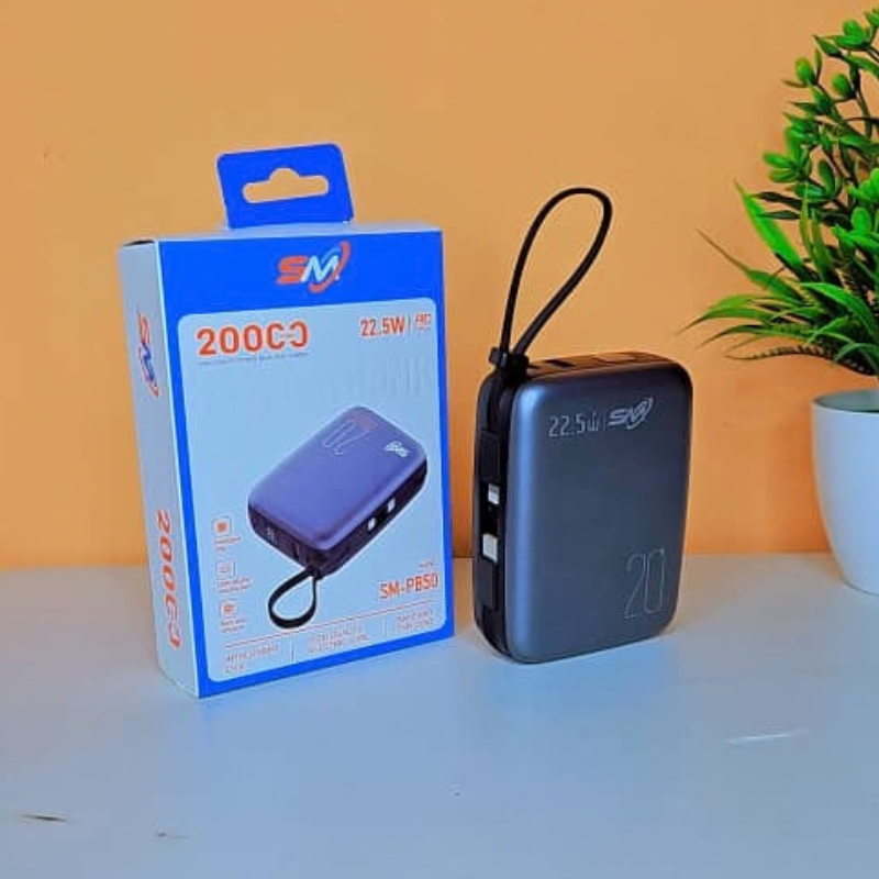 🔋 POWER BANK 20 000 mAh | 22.5W PD ⚡format petite