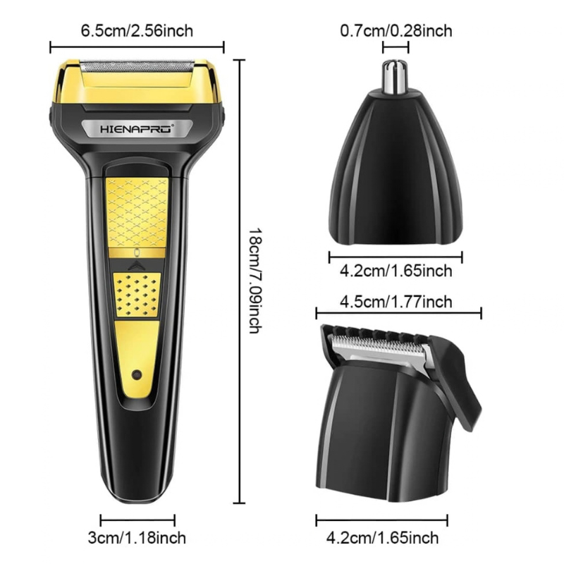 Tondeuse SPORTSMAN 3 EN 1 – Rasoir Multifonction Cheveux, Barbe & Nez