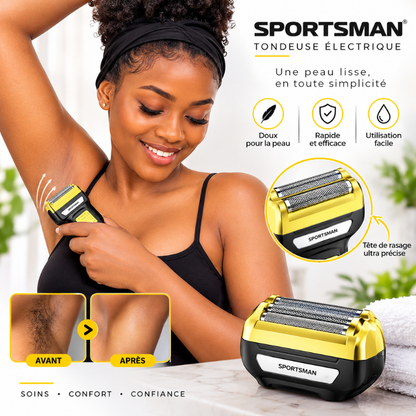 Tondeuse SPORTSMAN 3 EN 1 – Rasoir Multifonction Cheveux, Barbe & Nez